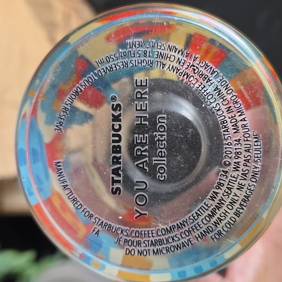 Starbucks Tumblers Lot- Atlanta YOU ARE HERE Collection glass bottle with lid - Picture 8 of 17